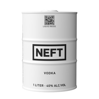 NEFT Vodka White Barrel 1 L