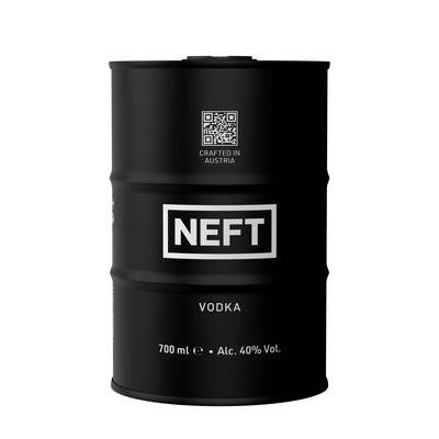 Vodka NEFT black barrel