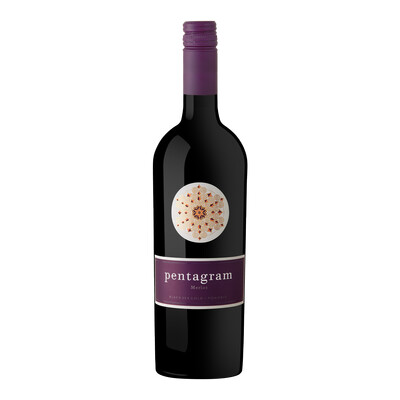 red wine Merlot Pentagram Black Sea Gold 2023г.