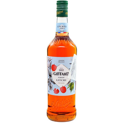 Lychee syrup 1.0 l. Giffard, France