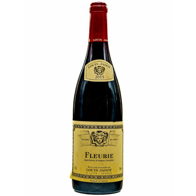 Red wine Fleurie 2015.