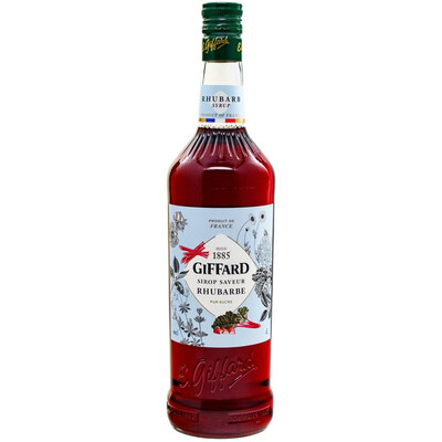 Rhubarb syrup 1.0 l. Giffard
