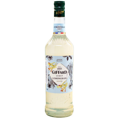 Lemon grass syrup 1.0 l. Giffard