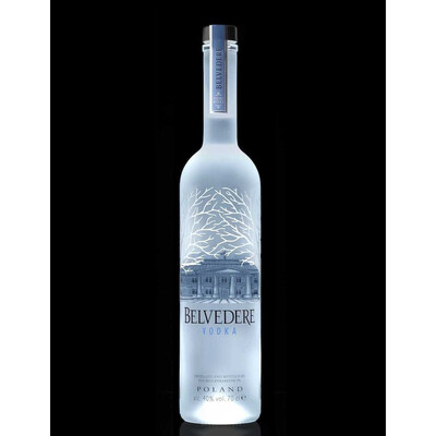 Vodka Belvedere Organic  luminous bottle
