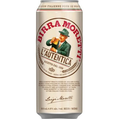 бира Морети лАутентика 0,50 л. Кен , Италия
