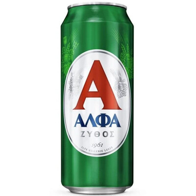 Светла бира Алфа, кен