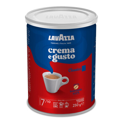 Crema e Gusto Classico Ground Caffee Lavazza