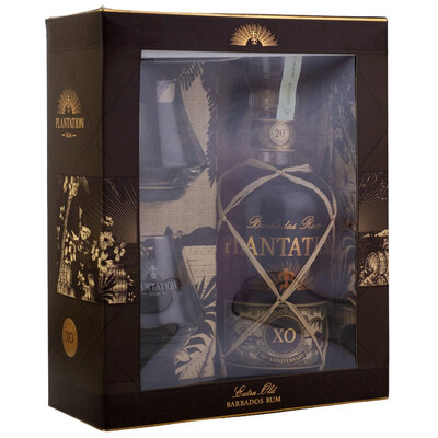 Rum Plantation 20th Anniversary XO 2 glasses