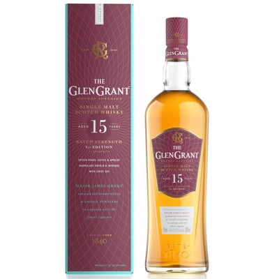 The Glen Grant Rothes Speyside Single Malt Scoth Whisky 15 YO Batch Strenght 1st Edition 0.70
