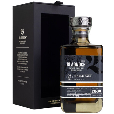 Bladnoch Single Cask 2023/03P Bourbon Barrel Cask No.63 Peated Collection Annual Release 2009