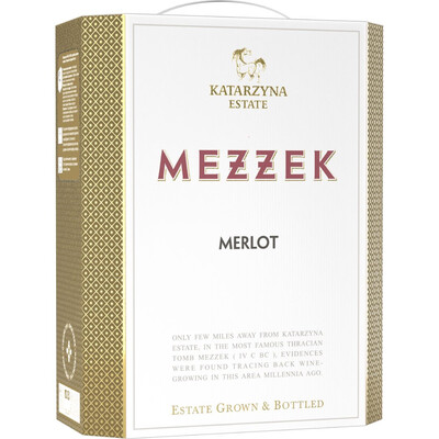 red wine Merlot Mezzek Katarzyna Estate 2024г.