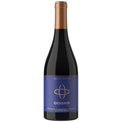 red wine Syrah & Cabernet Franc & Carmenere Dogma Zaara Estate 2023г.