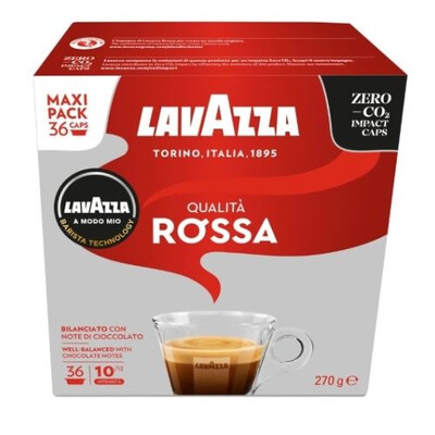 Qualita Rossa A MODO MIO Lavazza (36 individually wrapped capsules)