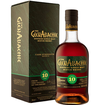 The GlenAllachie 10 YO Cask Strength Batch 10 0.70