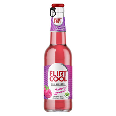 Vodka Mixed Drink Flirt Cool Rasbpberry & Lemonade