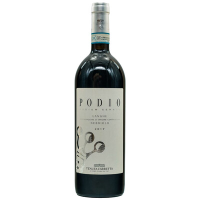 Red wine Nebbiolo Podio Podium Serae Lange PDO