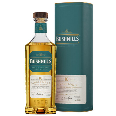 Bushmills 10 Year Old Single Malt Irish Whiskey