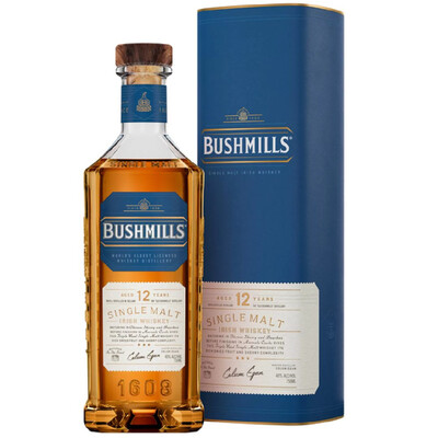 Single Malt Irish Whiskey Bushmills 12YO