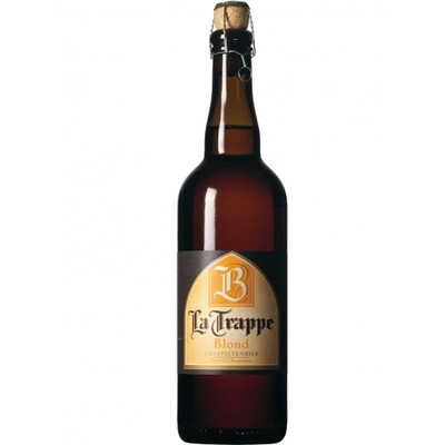 Светла бира Ла Трап Блонд 0,75 л. бутилка за еднократна употреба