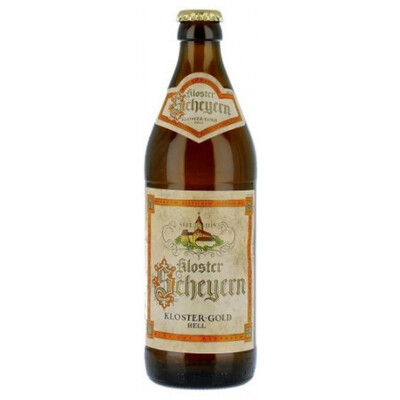 Абатска (манастирска) бира Клостер Шайерн Голд Хел 0,50л.Германия* 5,4% алк.с-е