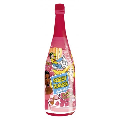 Robby Bubble Non alcoholic carbonated drink with fruit aroma Raspberry 0.750