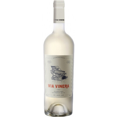 бяло вино Шардоне и Совиньон Блан 2022 г. 0,75л.  Виа Винера Карабунар Естейт, България