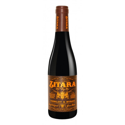 Red wine Merlot and Syrah Zitara Single Vineyards 2022 0.375l. Four Friends Estate
