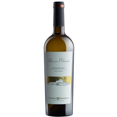 Бяло вино Шардоне резерва Еленово 2020 г. 0,75 л. Е. Миролио