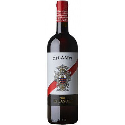 Червено вино Кианти ДОКГ 2019 г. 0,75 л. Бароне Рикасоли Италия