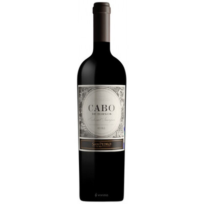 червено вино Каберне Совиньон Кабо де Орнос 2017 г. 0,75л. Сан Педро, Чили