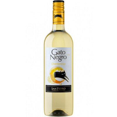 Бяло вино Шардоне Гато Негро 2021г. 0,75 л. Сан Педро, Чили