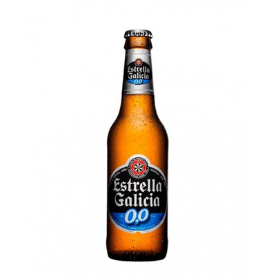 Безалкохолна бира Естрела Галисия 0,33л. еднократна употреба ~ Испания