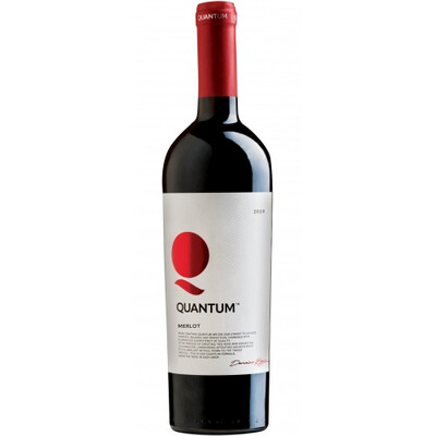 Червено вино Мерло Квантум 2022 г. 0,75 л. Домейн Бойар