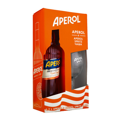 Аперитив Аперол 0,70 л с чаша