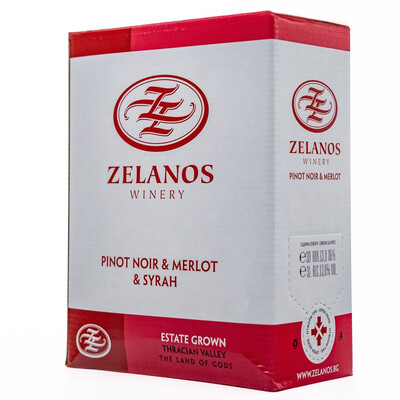 red wine Pinot Noir, Merlot & Syrah 2023