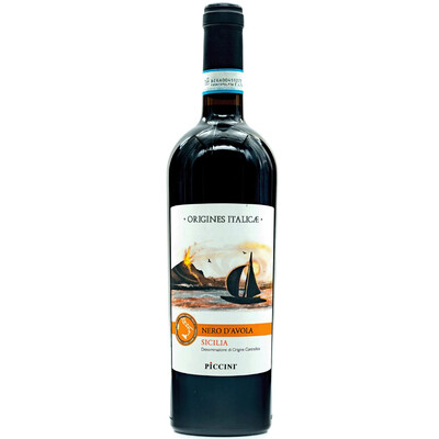 red wine Nero d'Avola Piccini Origines Italicae  2022