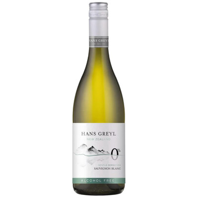 alcohol free wine auvignon Blanc Gentle Sensation Hans Greyl New Zealand