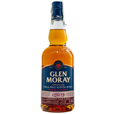 Glen Moray Speyside Single Malt Scotch Whiskey Elgin Classic Cabernet Cask Finish 700ml
