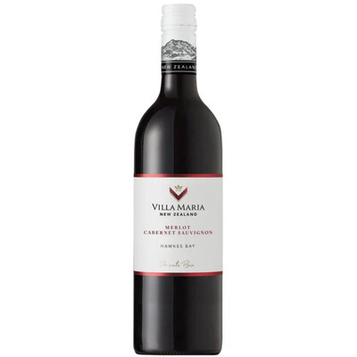 Red wine Merlot & Cabernet Sauvignon Private Bin Villa Maria