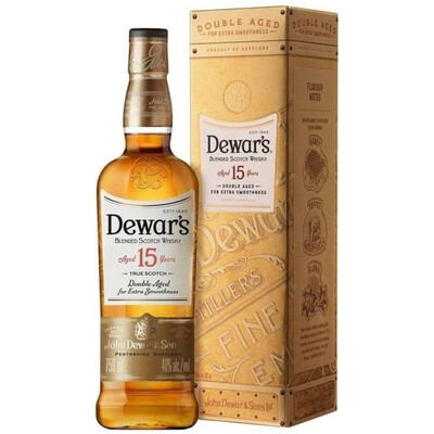 Blended Scotch Whisky Dewar's Double Aged 15