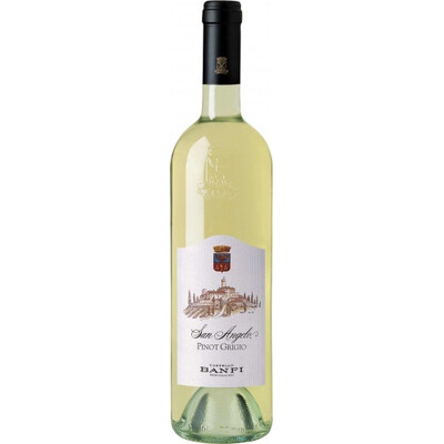 Бяло вино Пино Гриджо Сан Анжело 2022 г. 0,75 л. Банфи Италия