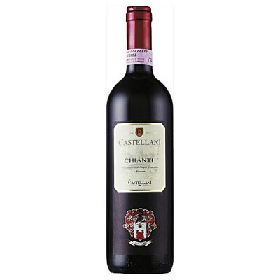 Червено вино Кианти ДОКГ 2022 г. 0,75 л. Кастелани , Италия