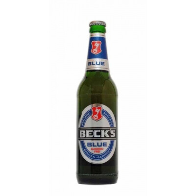 Безалкохолна бира Бекс Блу 0,330 л. Германия, бутилка за еднократна употреба