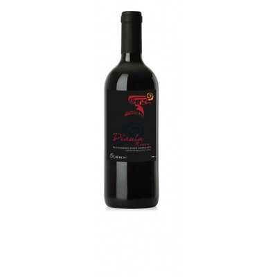 Червено вино Неро ди Троя Диаулу Ниуру Пулия ИГП 2016г. 0,75л. Ле Море Саленто ~ Италия