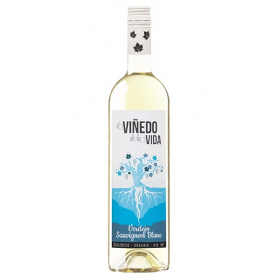 бяло вино Вердехо и Совиньон блан БИО Винедо де ла Вида 0,75 л 2018г. Виникола де Томейосо, Испания