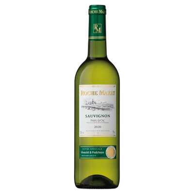 бяло вино Совиньон Блан Пей дОК ИГП 2022г. 0,75л. Рош Мазе, Лангедок,Франция