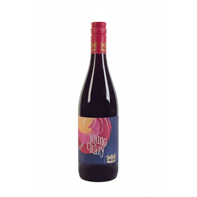 младо червено вино Янг енд Крейзи 2021 г. 0,75 л. Вила Мелник , България