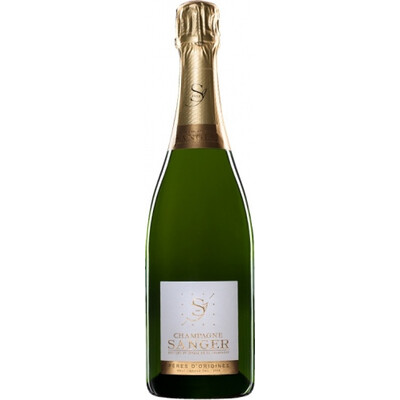 Шампанско Сангер Пер д'Орижин Гранд Крю Брут 2014г. 0,75л. Франция