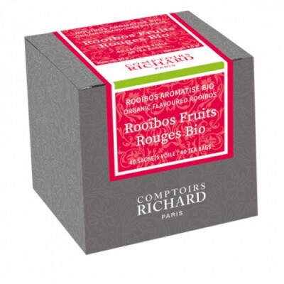 Червен чай Ройбос Червени плодове Ришар (40 бр. в кутия)