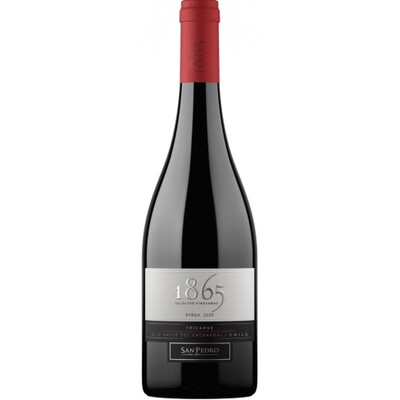 Червено вино Шираз Резерва 1865 2021г. 0,75л. Сан Педро ~ Чили - нова визия